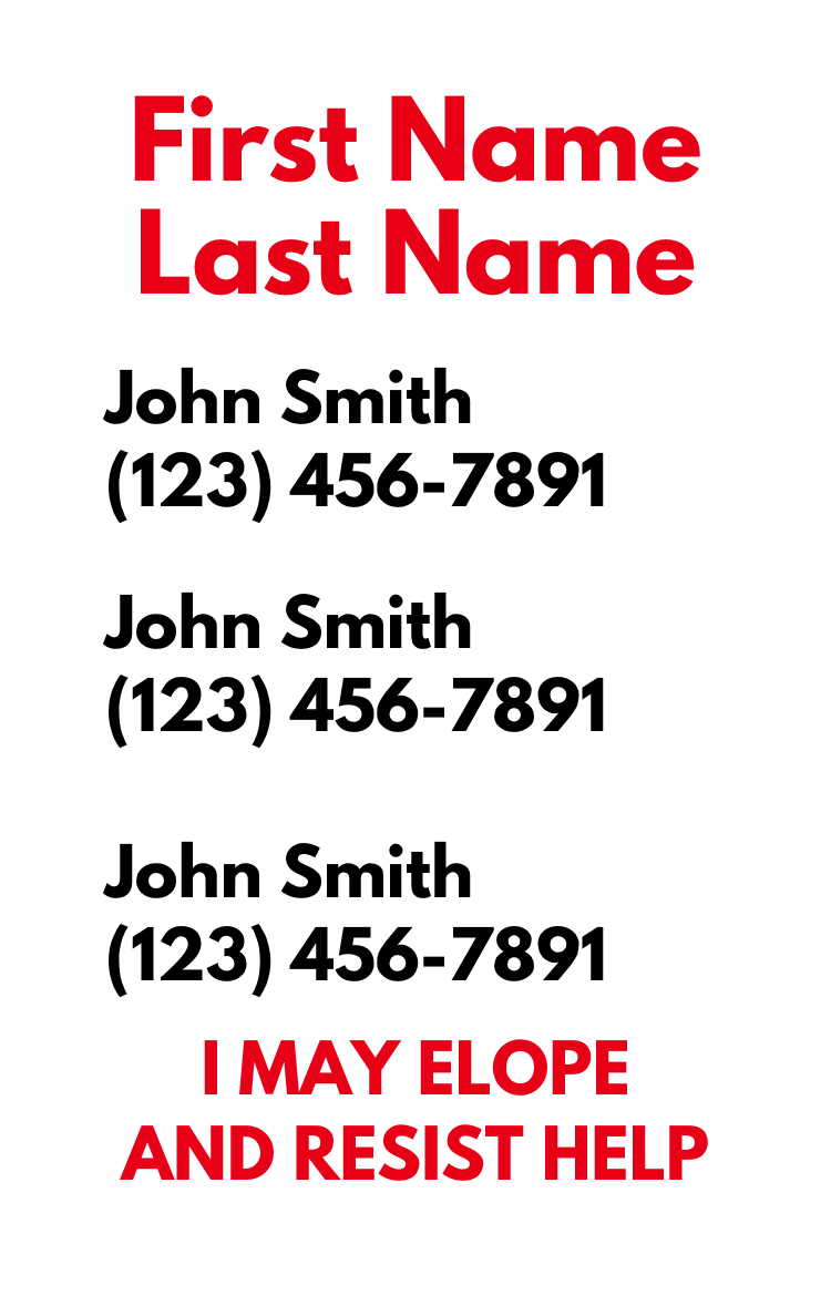 Medical Alert Tag
