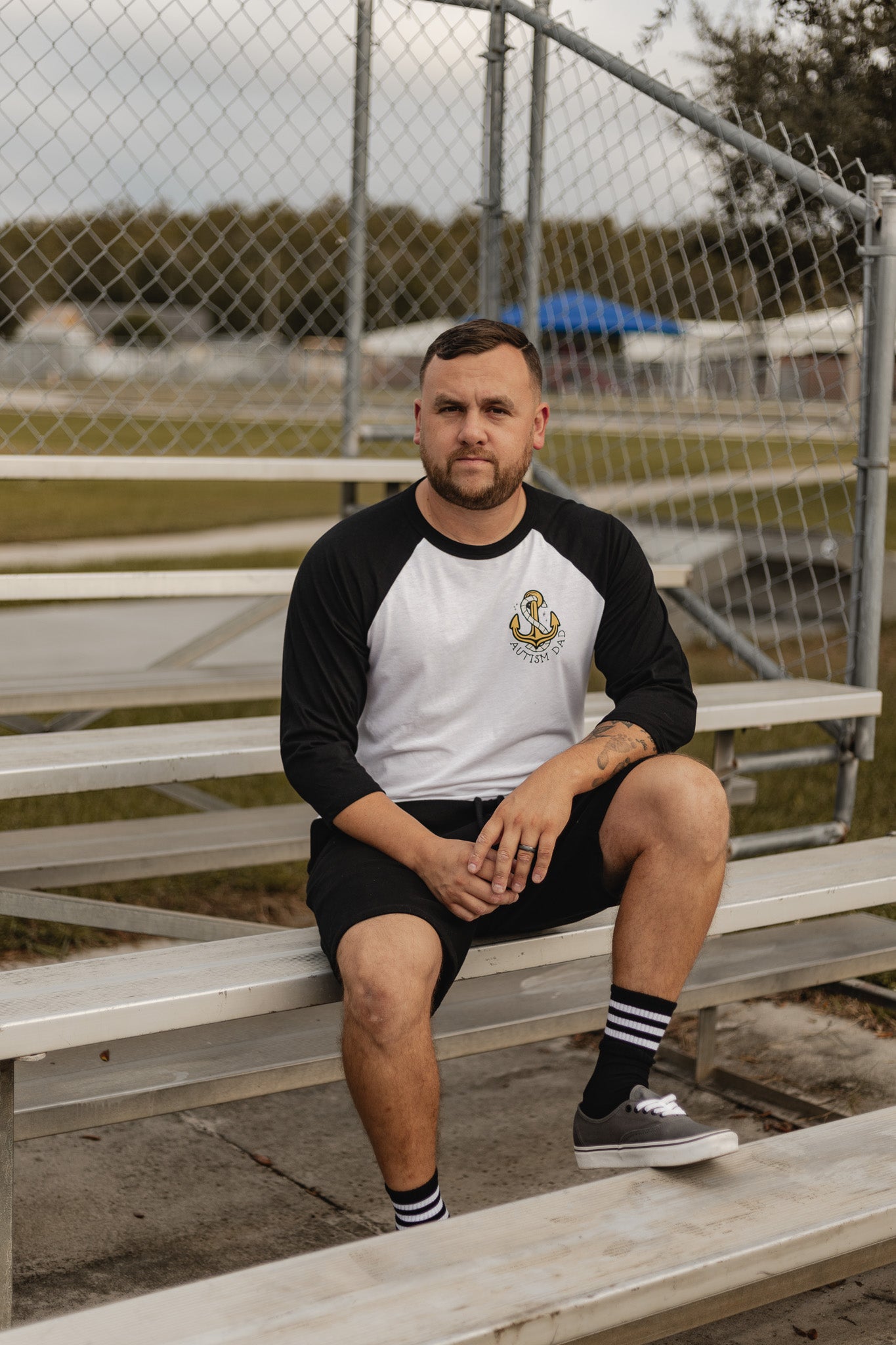 Unisex "Autism Dad" Baseball T-Shirt