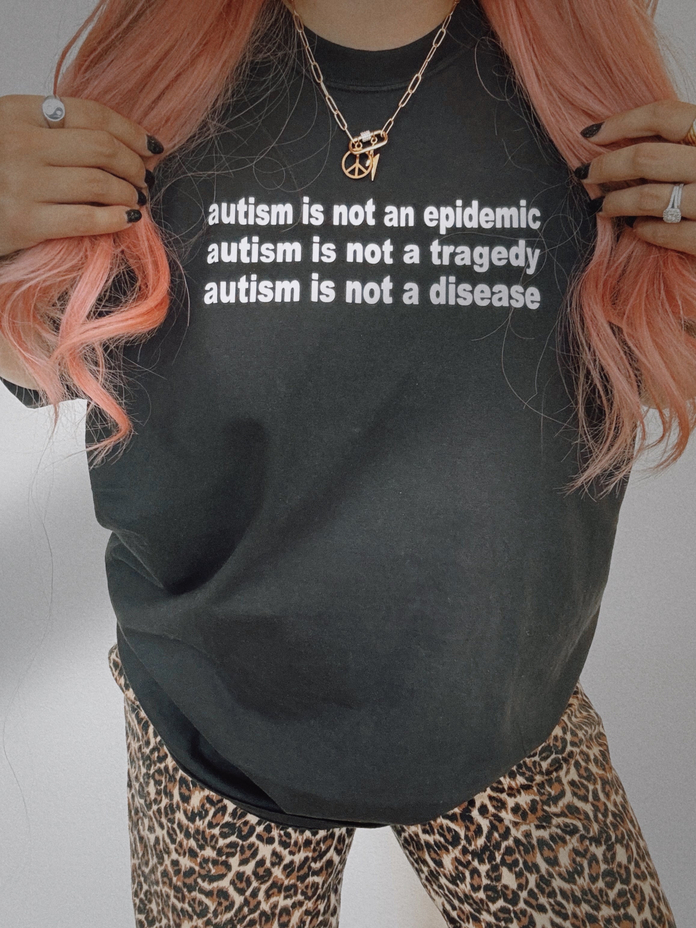 Unisex “Autism is not an epidemic, a tragedy, or disease” T-Shirt