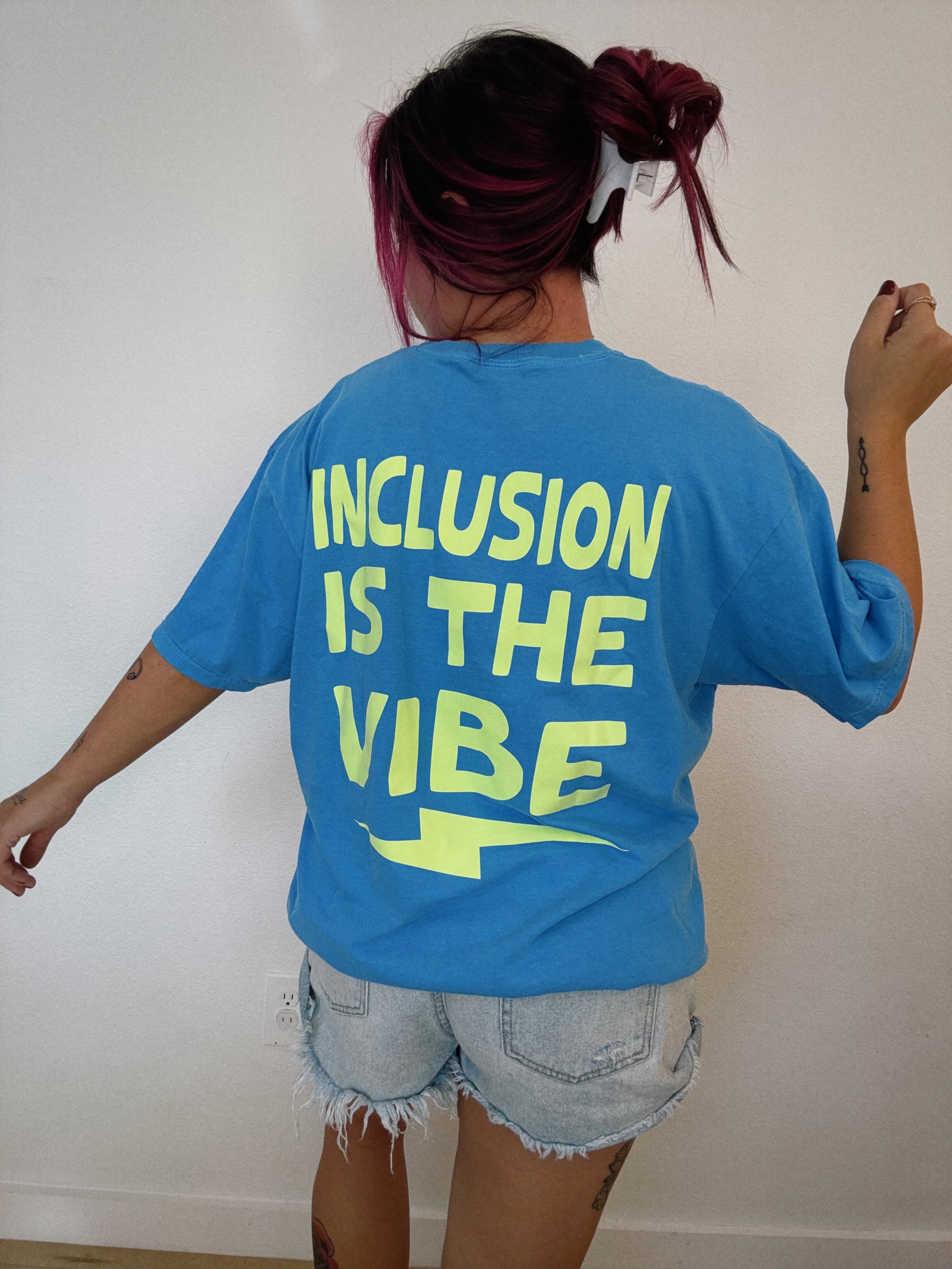 Unisex “Inclusion Is The Vibe” Puff T-Shirt