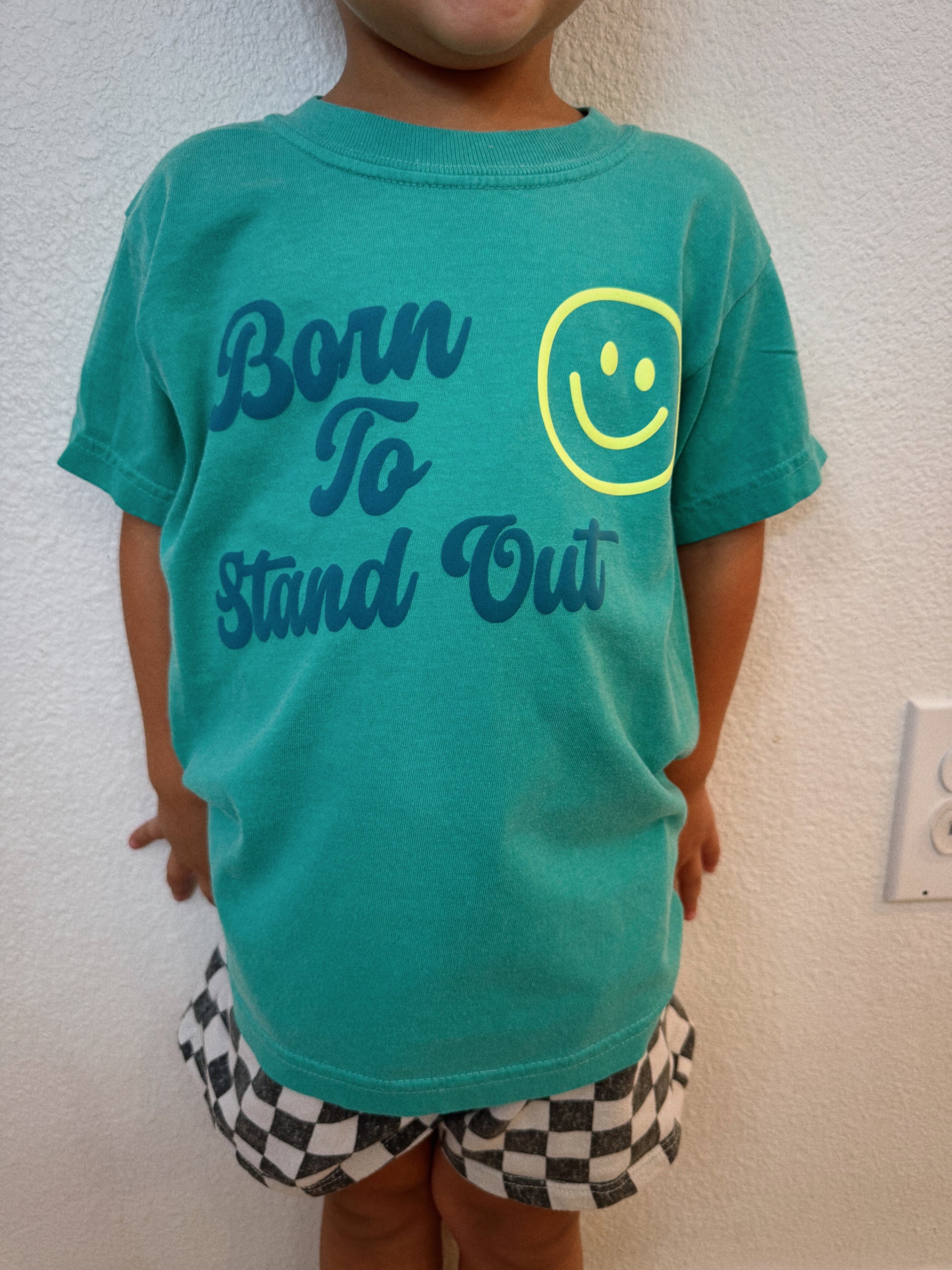 Toddler + Youth "Born To Stand Out" Puff Print T-Shirt