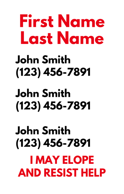 Medical Alert Tag