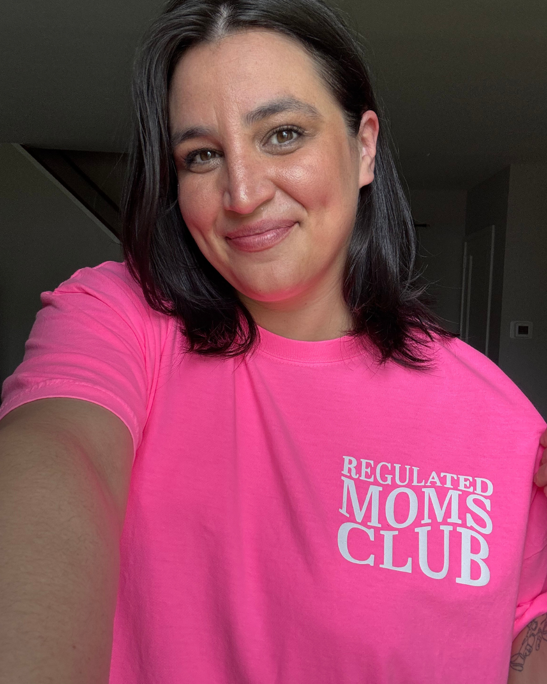Regulated Mom Puff Print T-Shirt