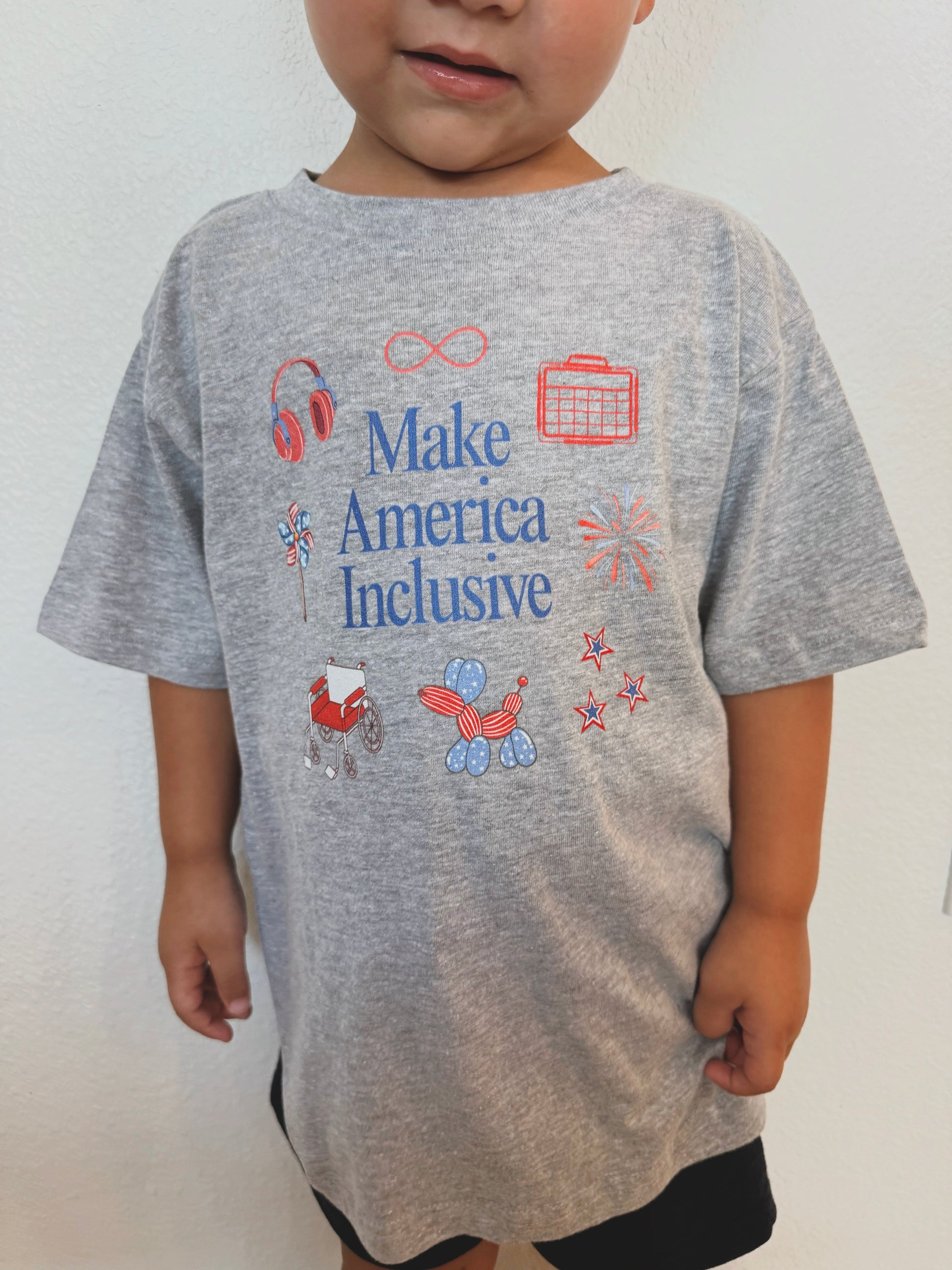 “Make America Inclusive” Doodle Youth Tee