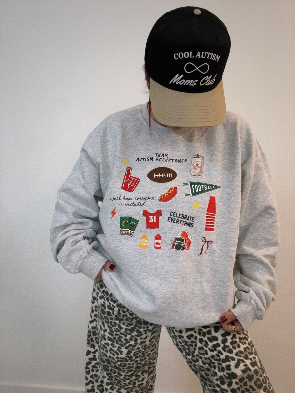 Unisex "Team Autism Acceptance" Sweatshirt