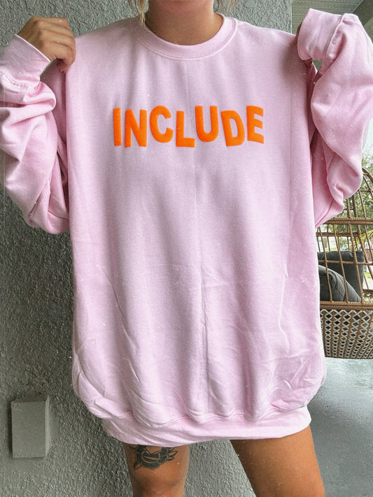 Include Sherbert Puff Sweatshirt