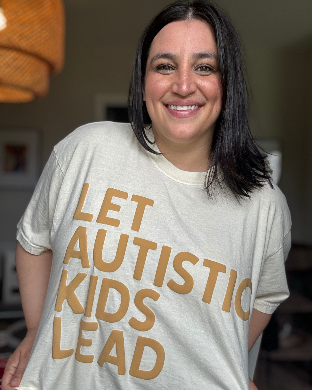 Let Autistic Kids Lead Puff Print T-Shirt
