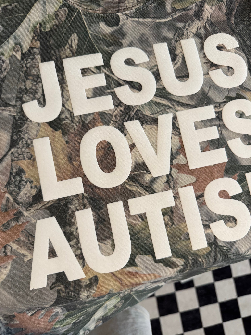 Oops! Kids Vintage Camo “JLA” Cotton Collective T-Shirt