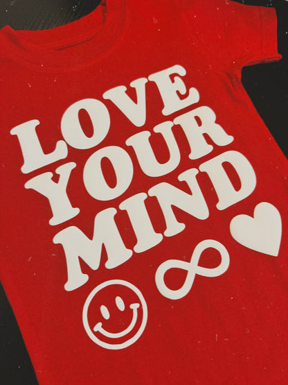 Toddler + Youth Love Your Mind Puff Print T-Shirt