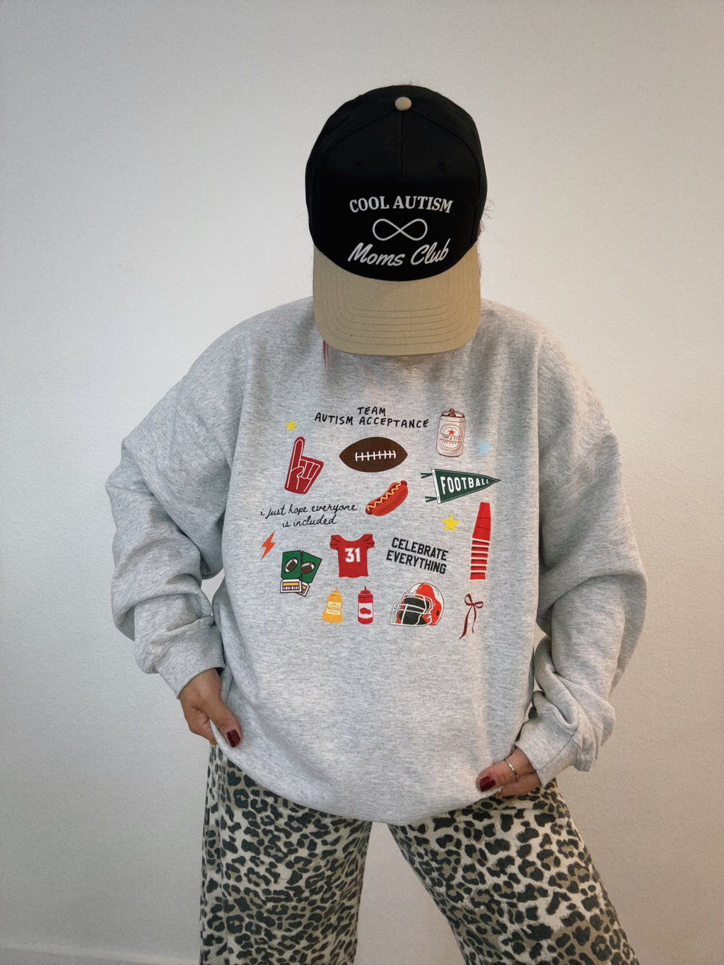 Unisex "Team Autism Acceptance" Sweatshirt