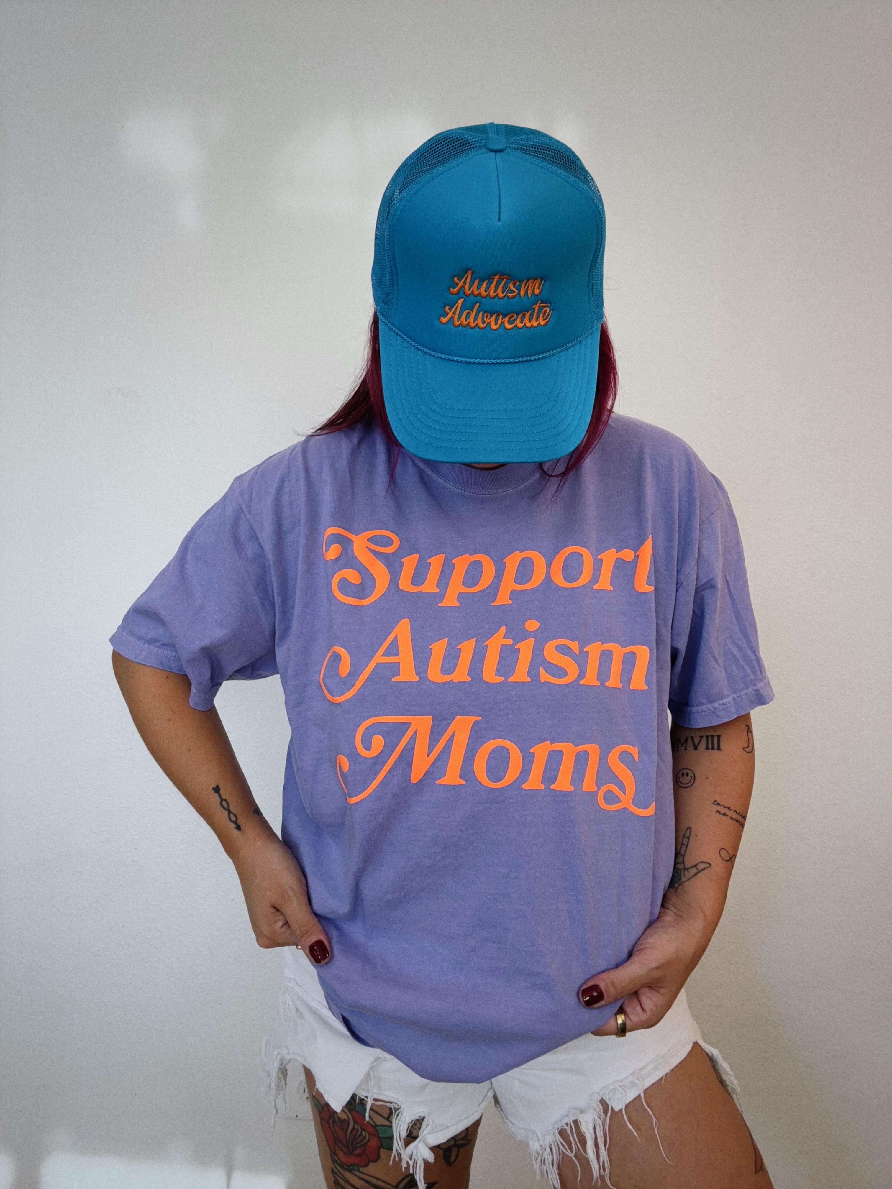Unisex “Support Autism Moms” Puff T-Shirt