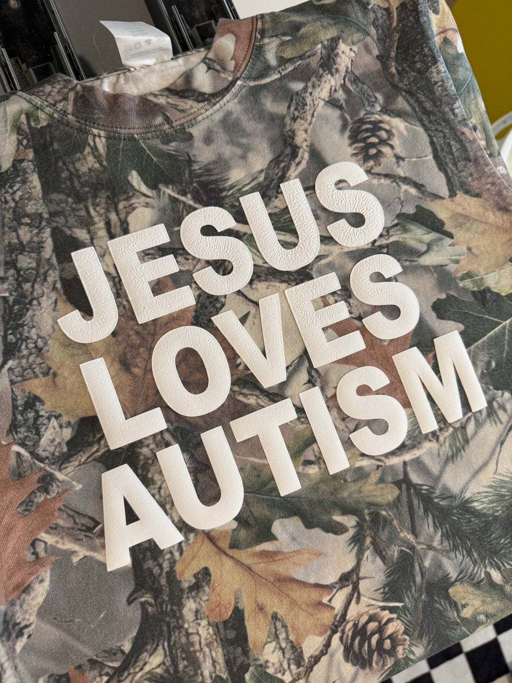 Oops! Kids Vintage Camo “JLA” Cotton Collective T-Shirt