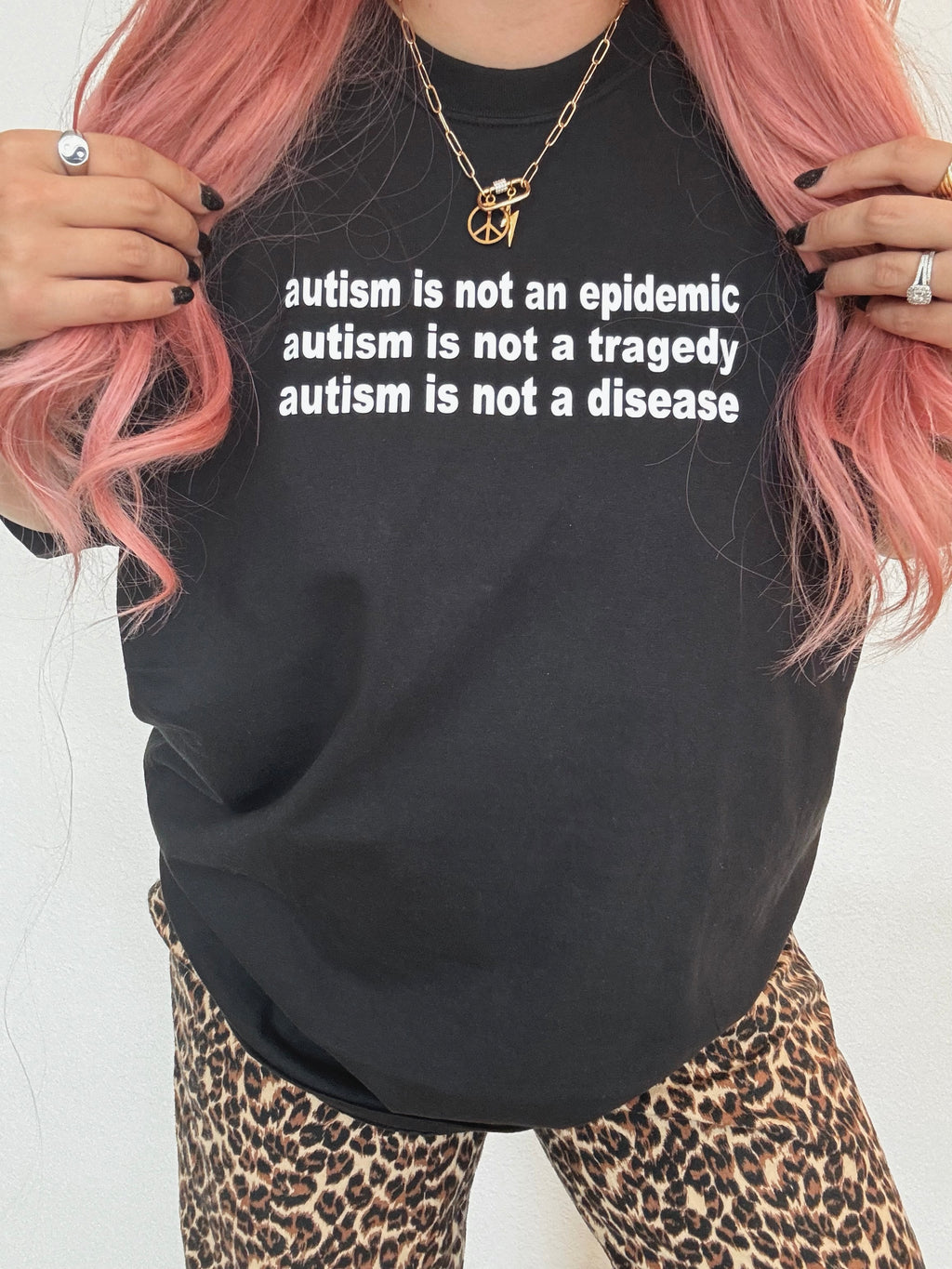 Unisex “Autism is not an epidemic, a tragedy, or disease” T-Shirt