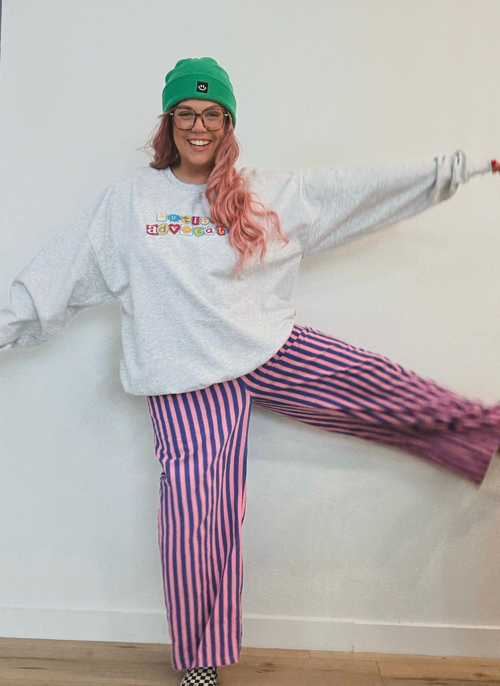 Unisex Embroidered "Autism Advocate" Sweatshirt