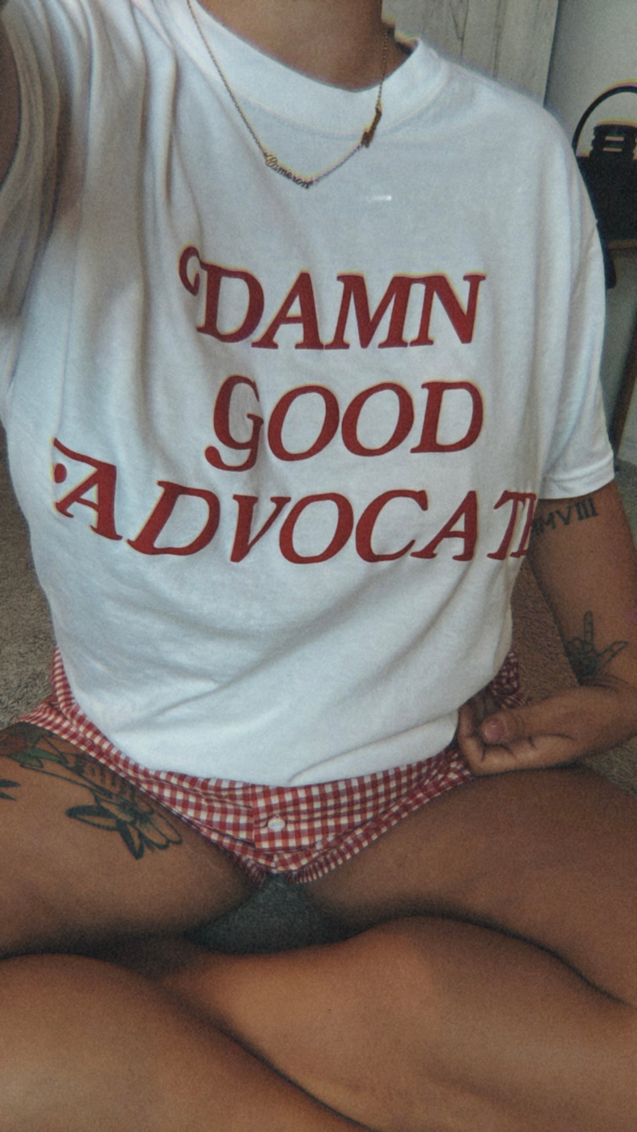 Unisex Damn Good Advocate Puff Print T-Shirt