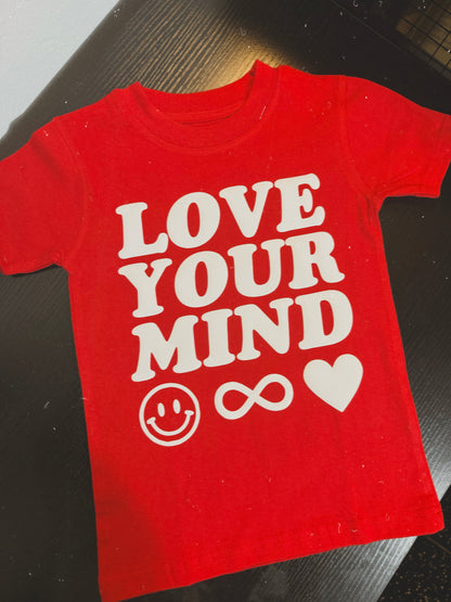 Toddler + Youth Love Your Mind Puff Print T-Shirt