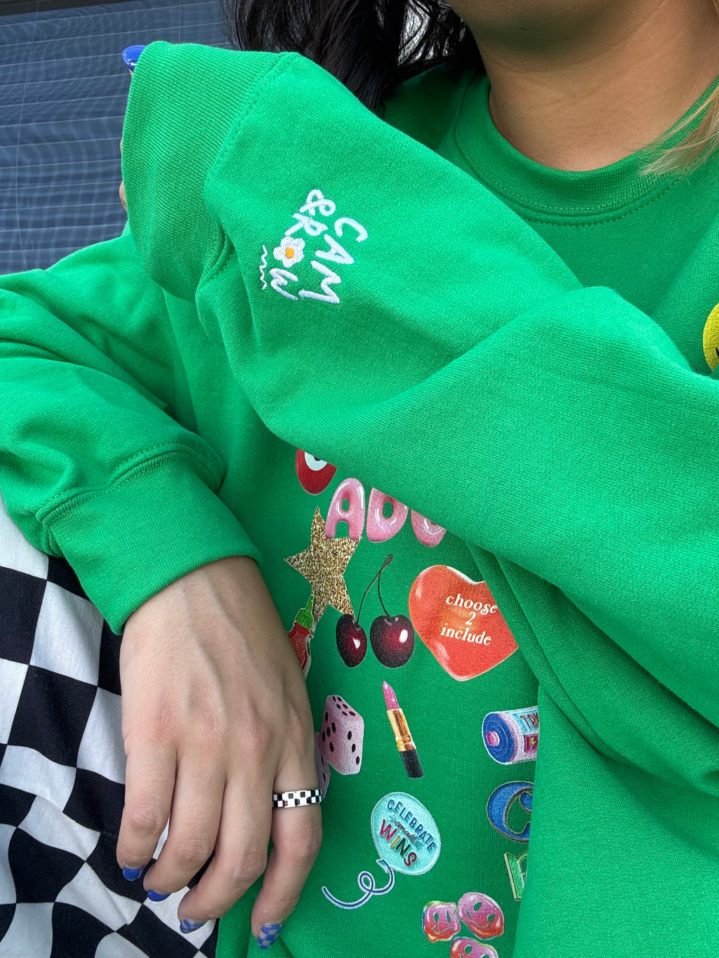 Unisex "Collage Autism Advocate" Sweatshirt