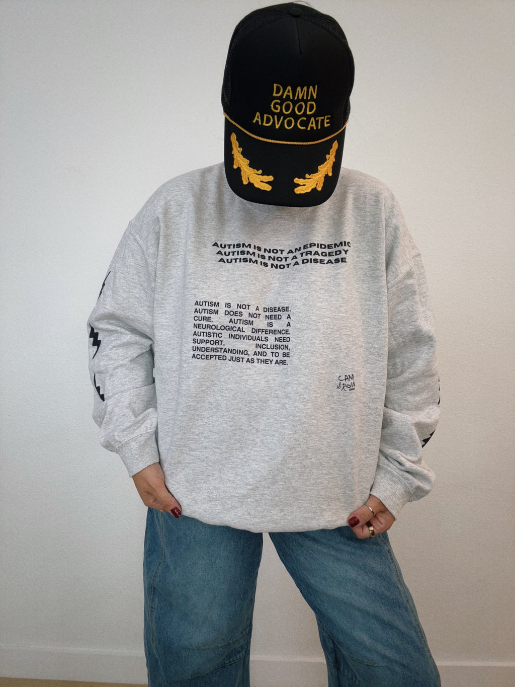 Unisex "Autism Is Not An Epidemic, A Tragedy, Or Disease" Sweatshirt