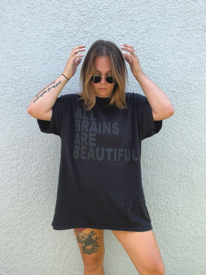 All Brains Are Beautiful Puff T-Shirt