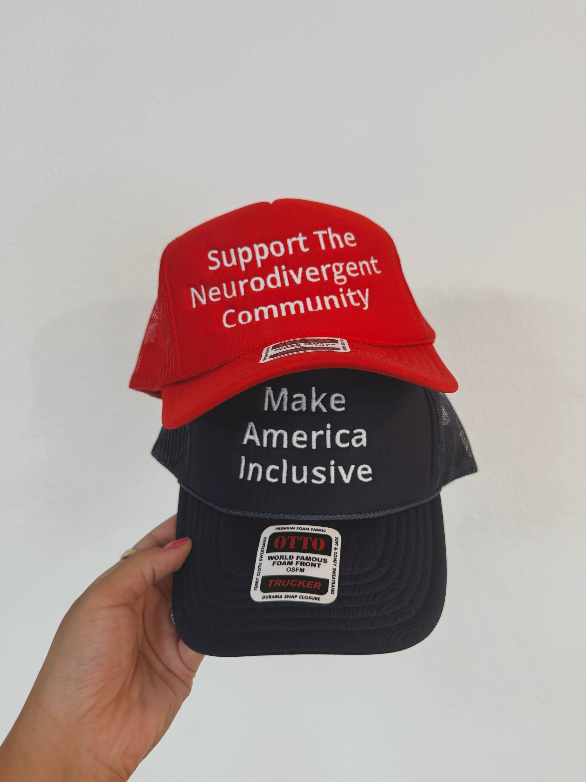 Embroidered Make America Inclusive Trucker Hat