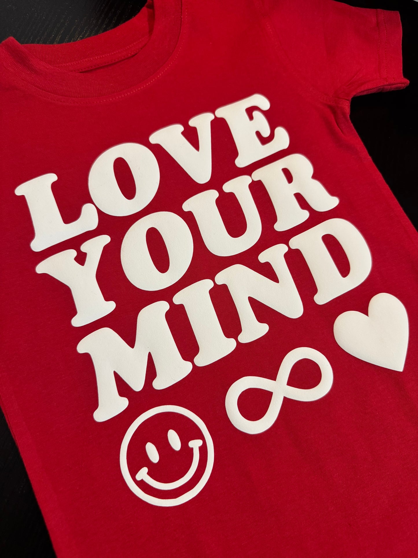 Toddler + Youth Love Your Mind Puff Print T-Shirt