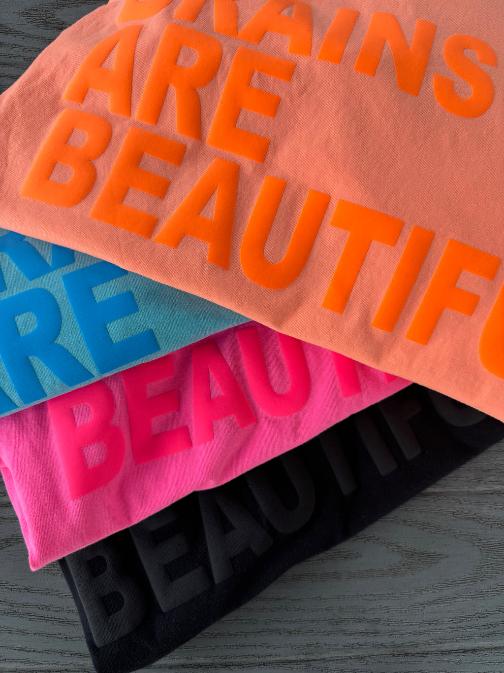 Unisex "All Brains Are Beautiful" Puff T-Shirt