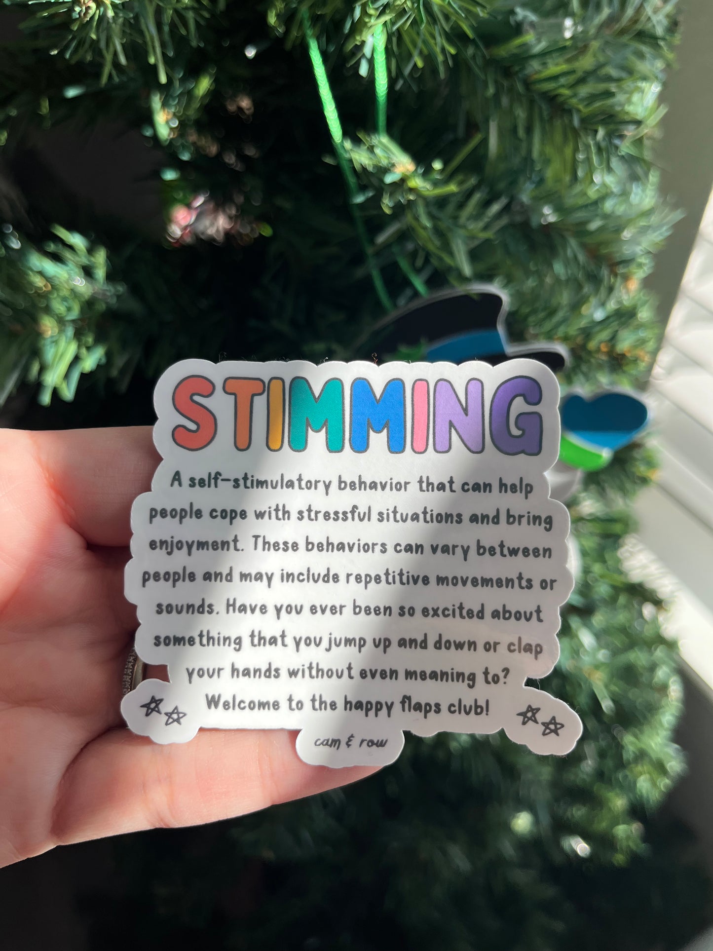 Stimming Holographic Sticker