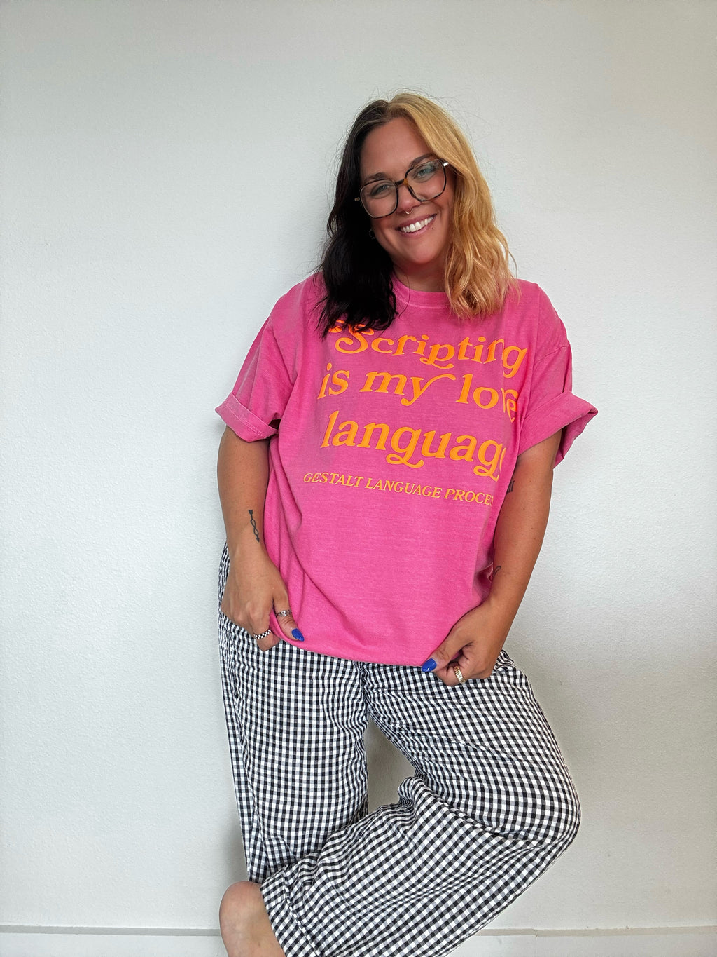 “Scripting Is My Love Language” Puff T-Shirt
