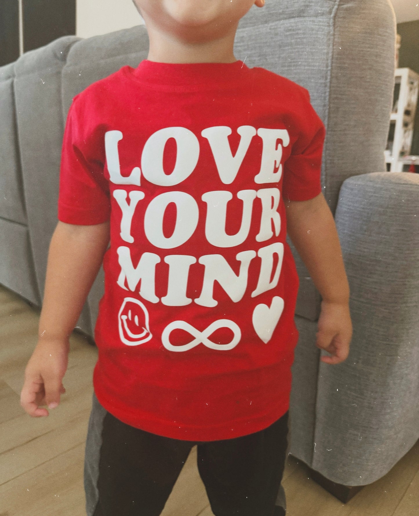 Toddler + Youth Love Your Mind Puff Print T-Shirt