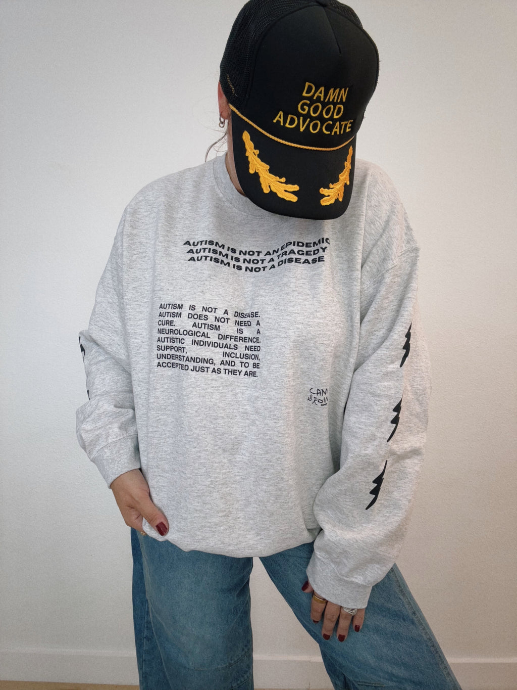 Unisex "Autism Is Not An Epidemic, A Tragedy, Or Disease" Sweatshirt