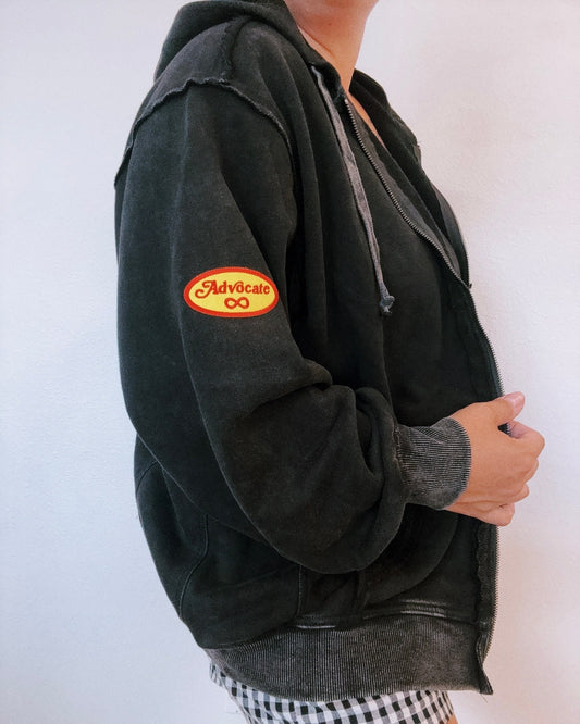 Advocate Patch Dual Zip-Up Hoodie