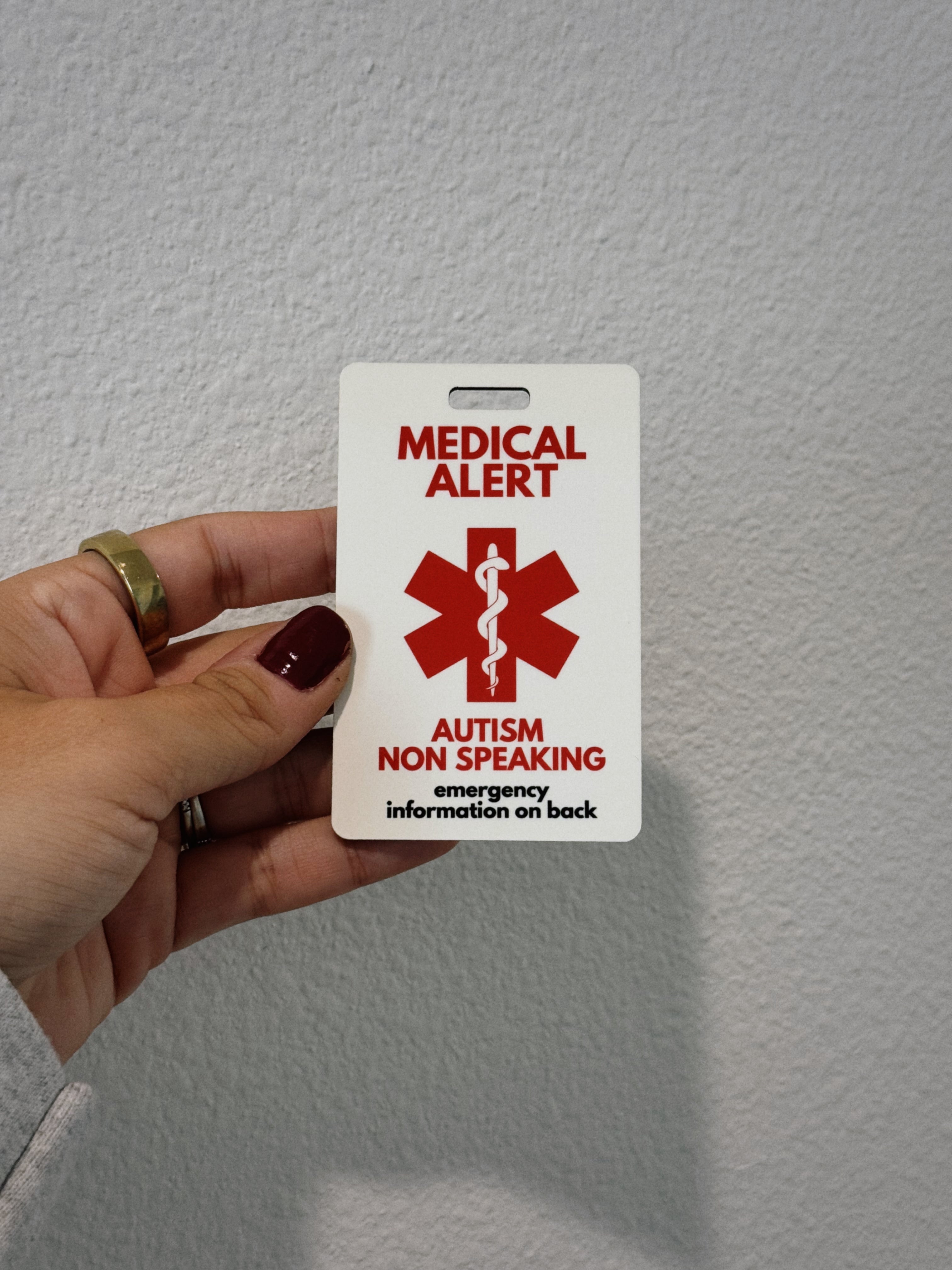 Medical Alert Tag