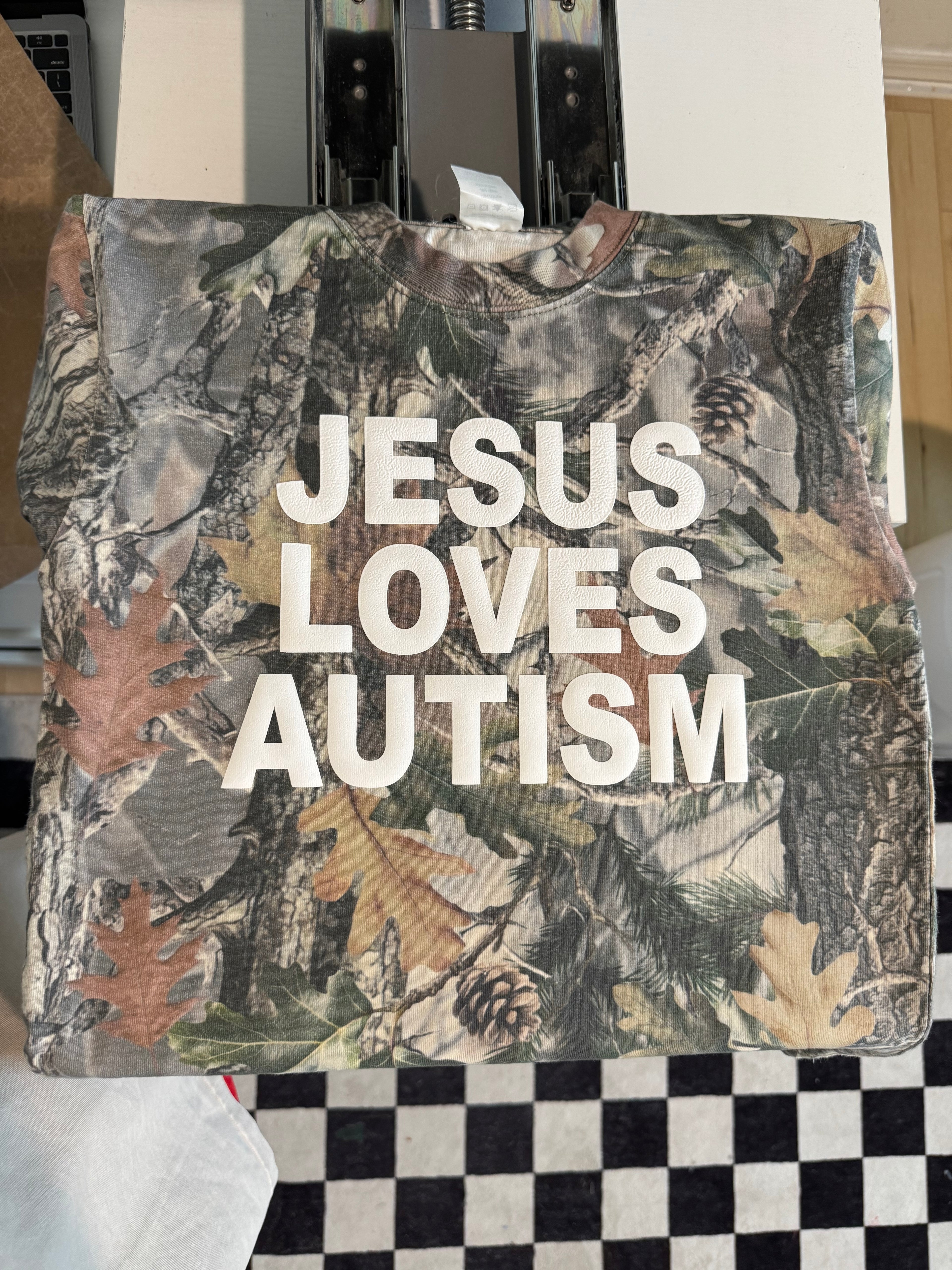 Oops! Kids Vintage Camo “JLA” Cotton Collective T-Shirt