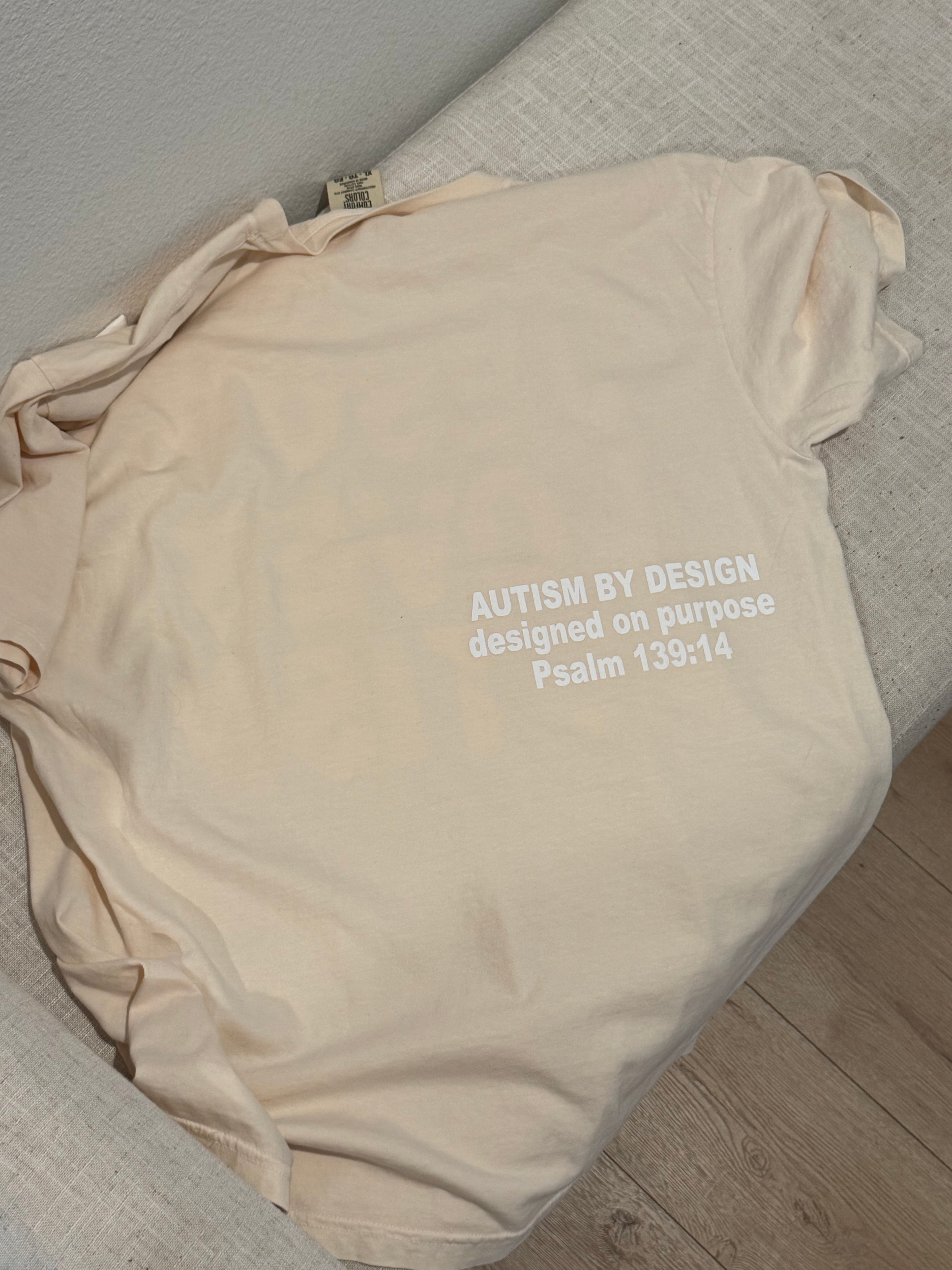 Sample Ivory JLA Puff Print T-Shirt