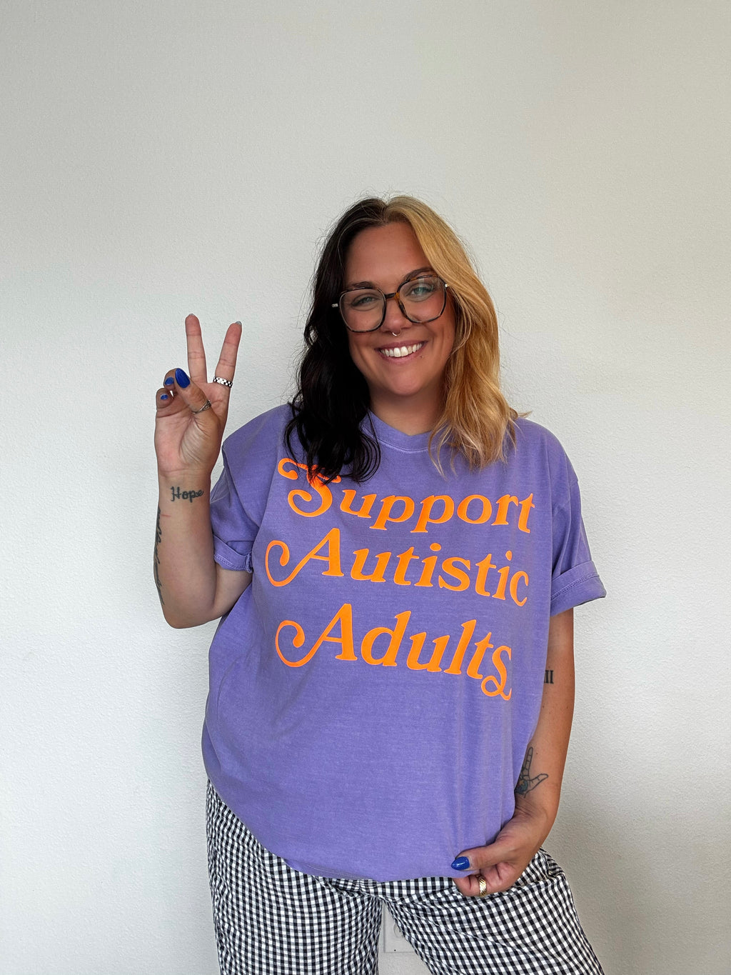 “Support Autistic Adults” Puff T-Shirt