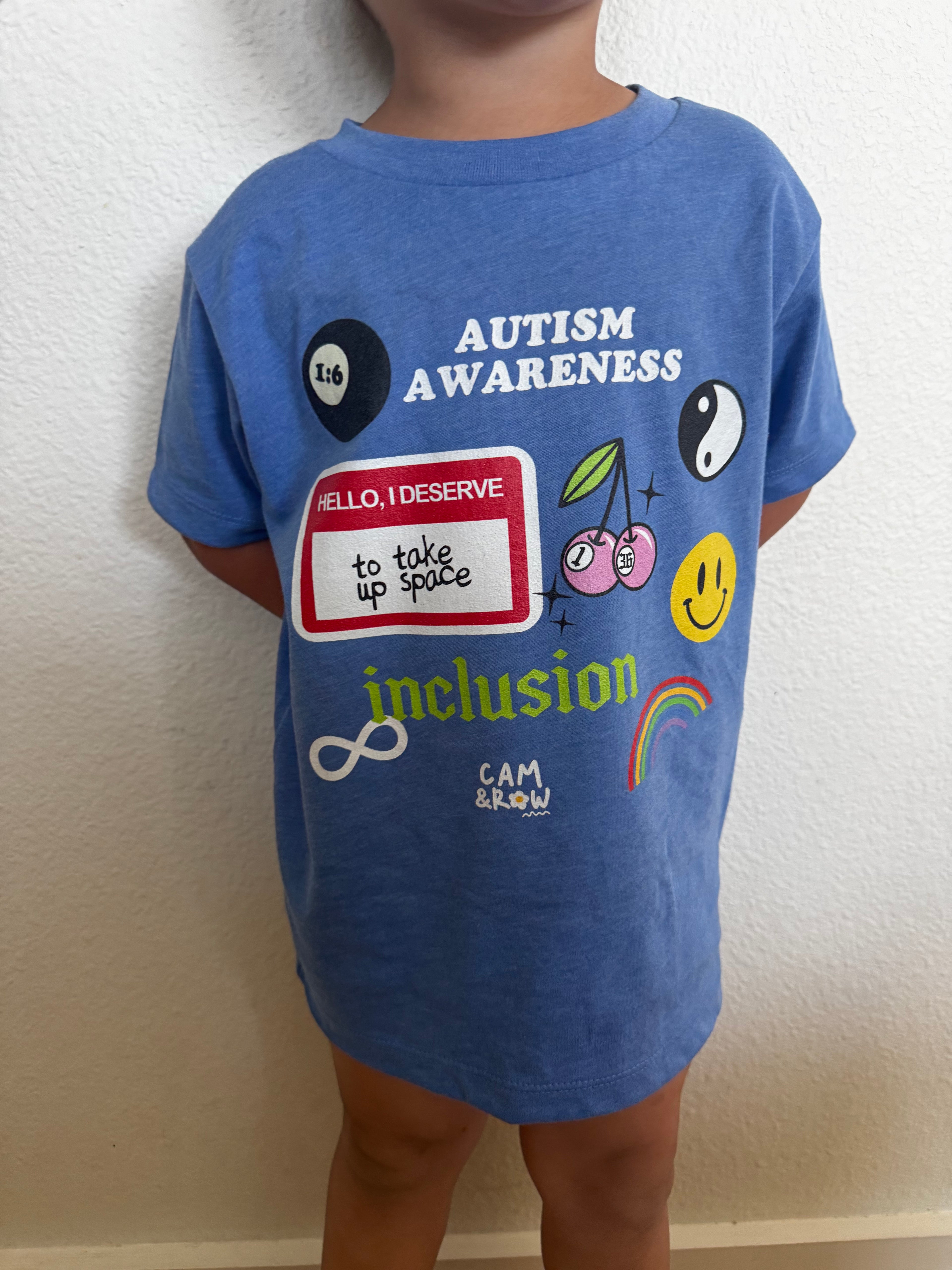 Toddler "Collage Autism Awareness" T-Shirt