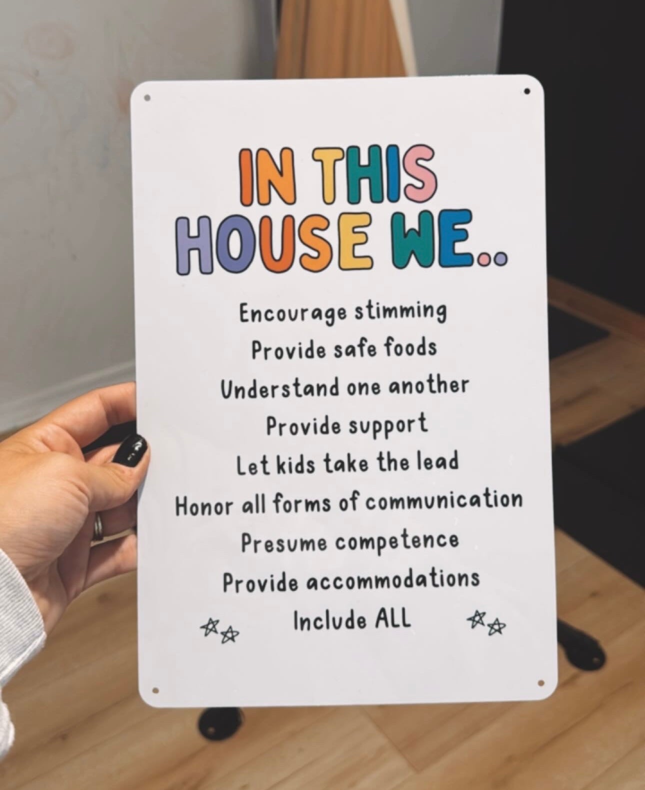 In This House Metal Sign