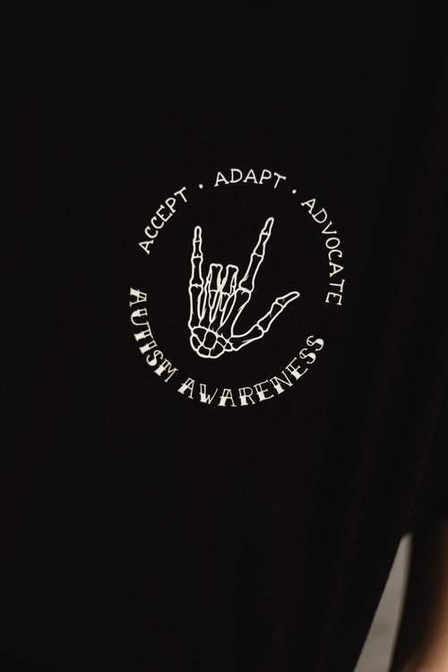 "Accept, Adapt, Advocate" Cropped T-Shirt