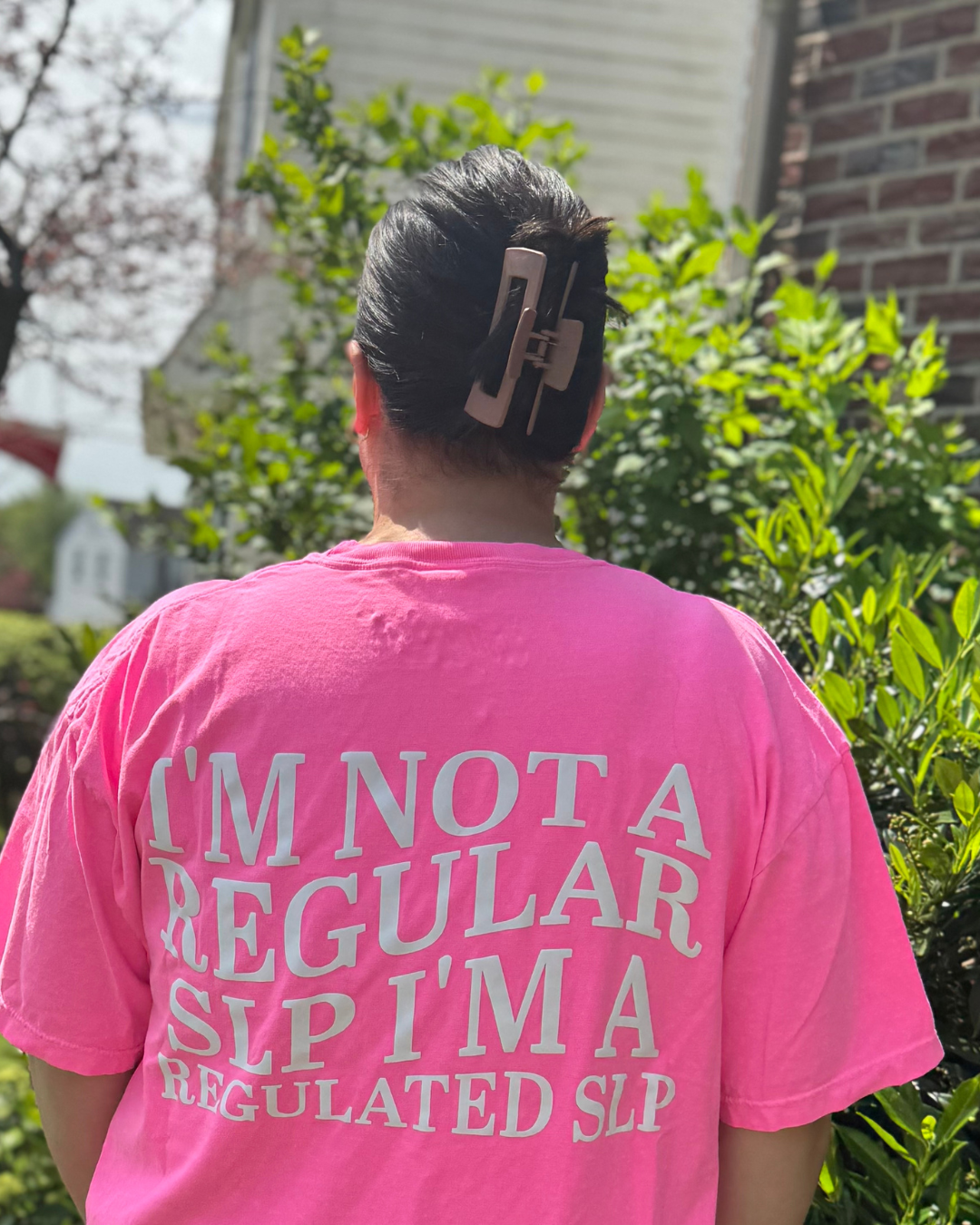 I'm Not A Regular, I'm A Regulated Puff Print T-Shirt