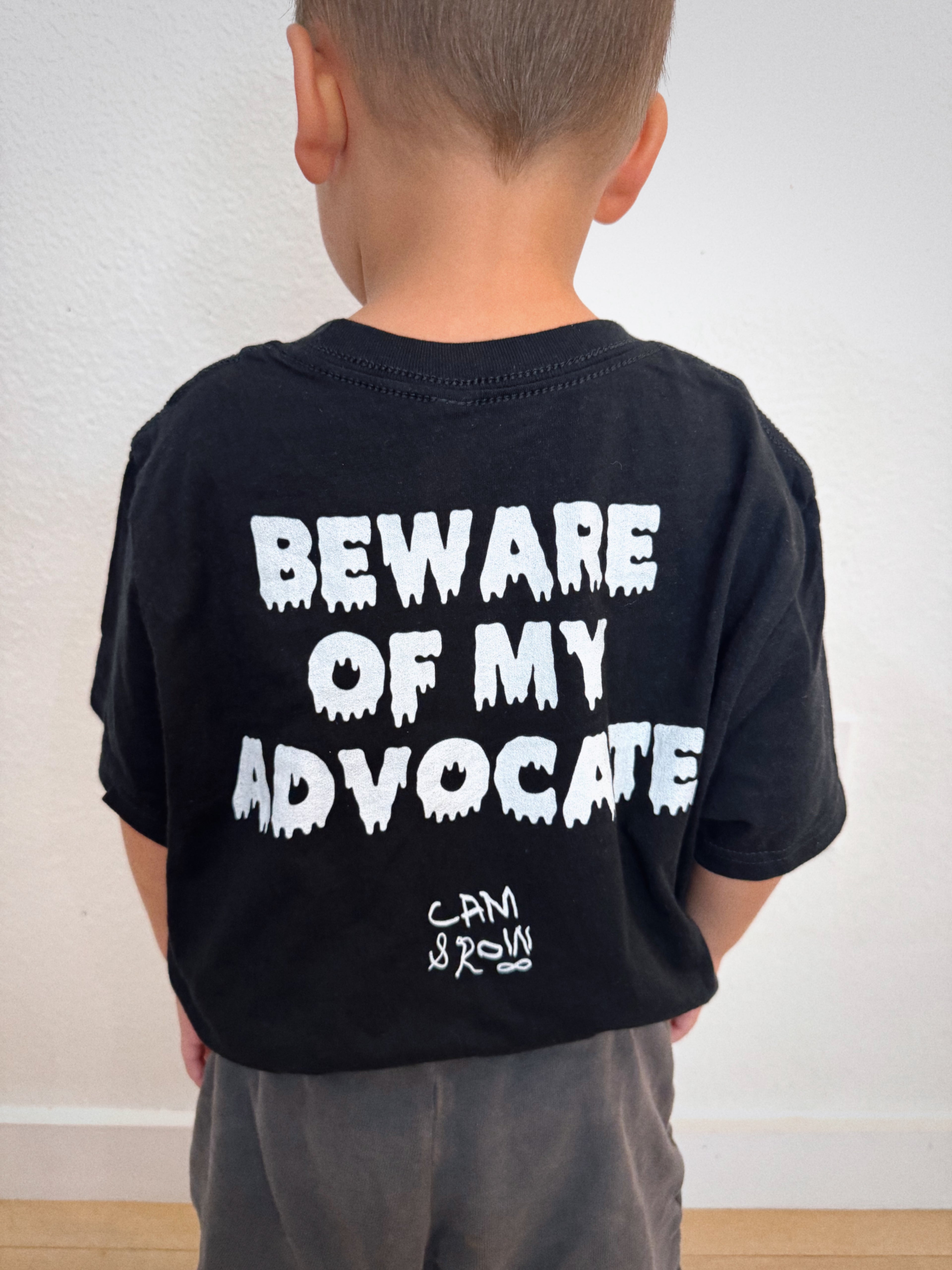 Youth Beware Of My Advocate T-Shirt