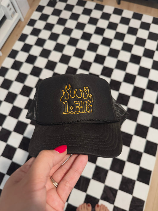 1:36 Embroidered Trucker Hat