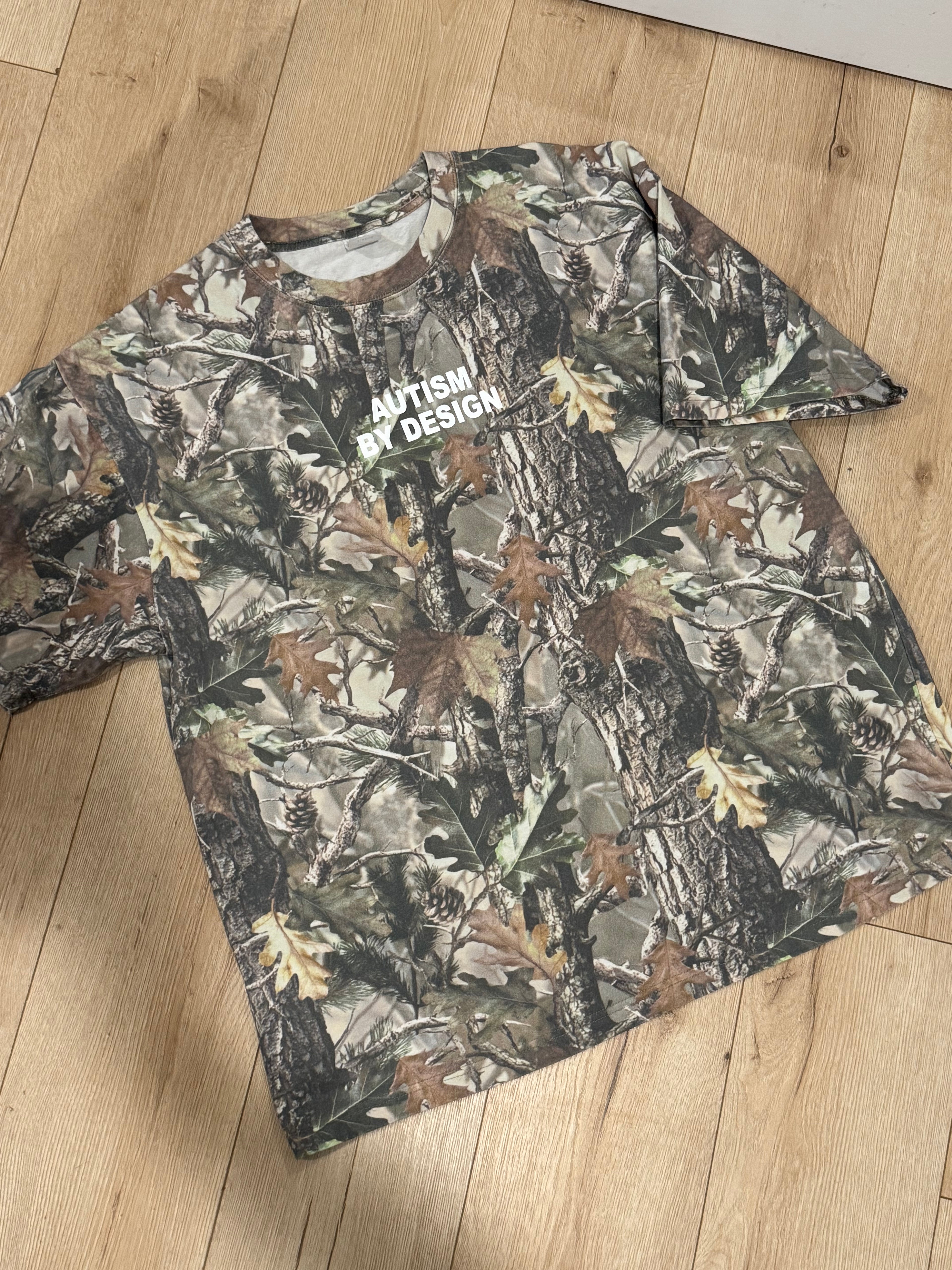 Vintage Camo "Jesus Loves Autism" Cotton Collective T-Shirt (Ready To Ship)