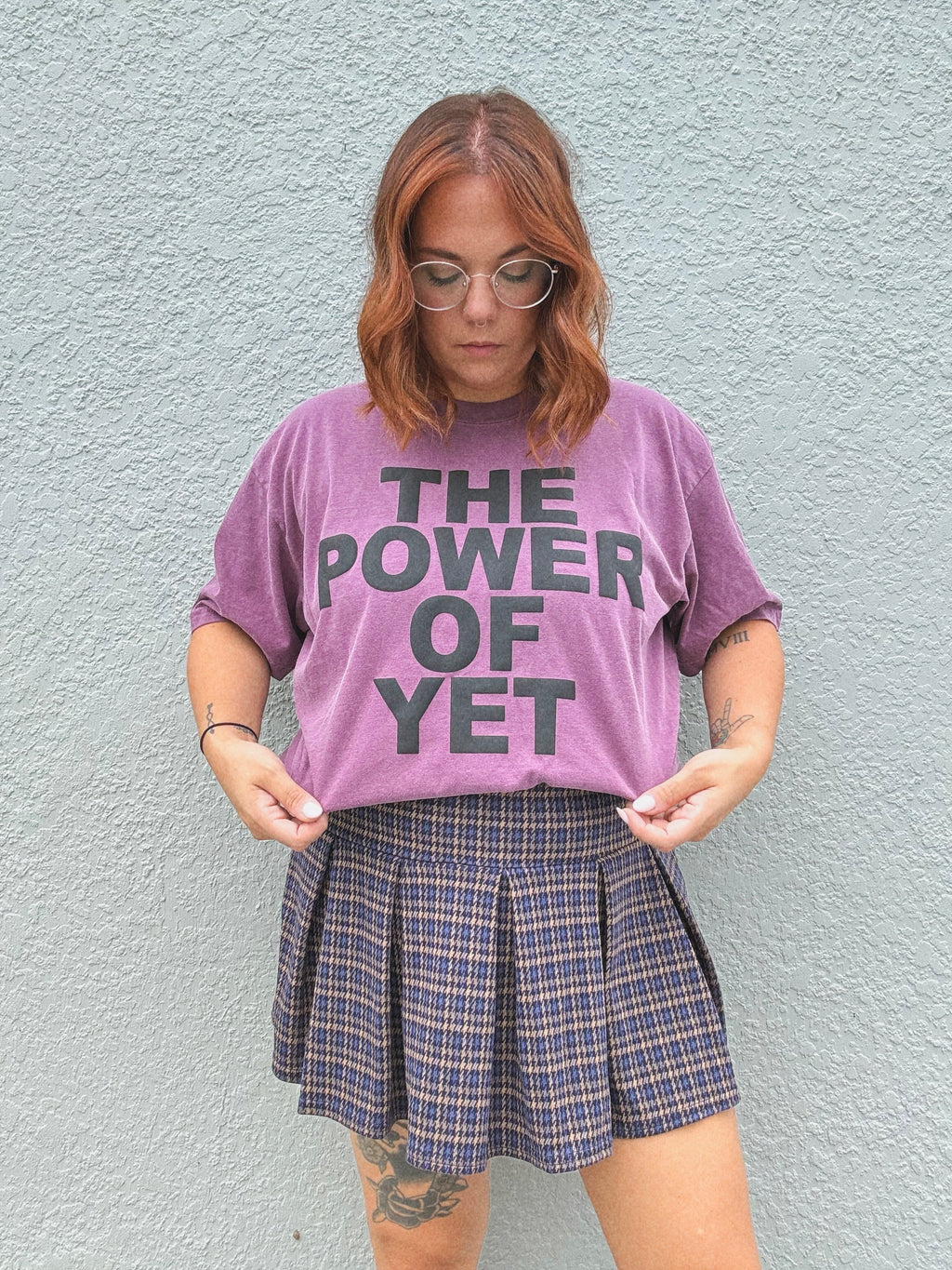 Unisex "The Power Of Yet" Puff Print T-Shirt