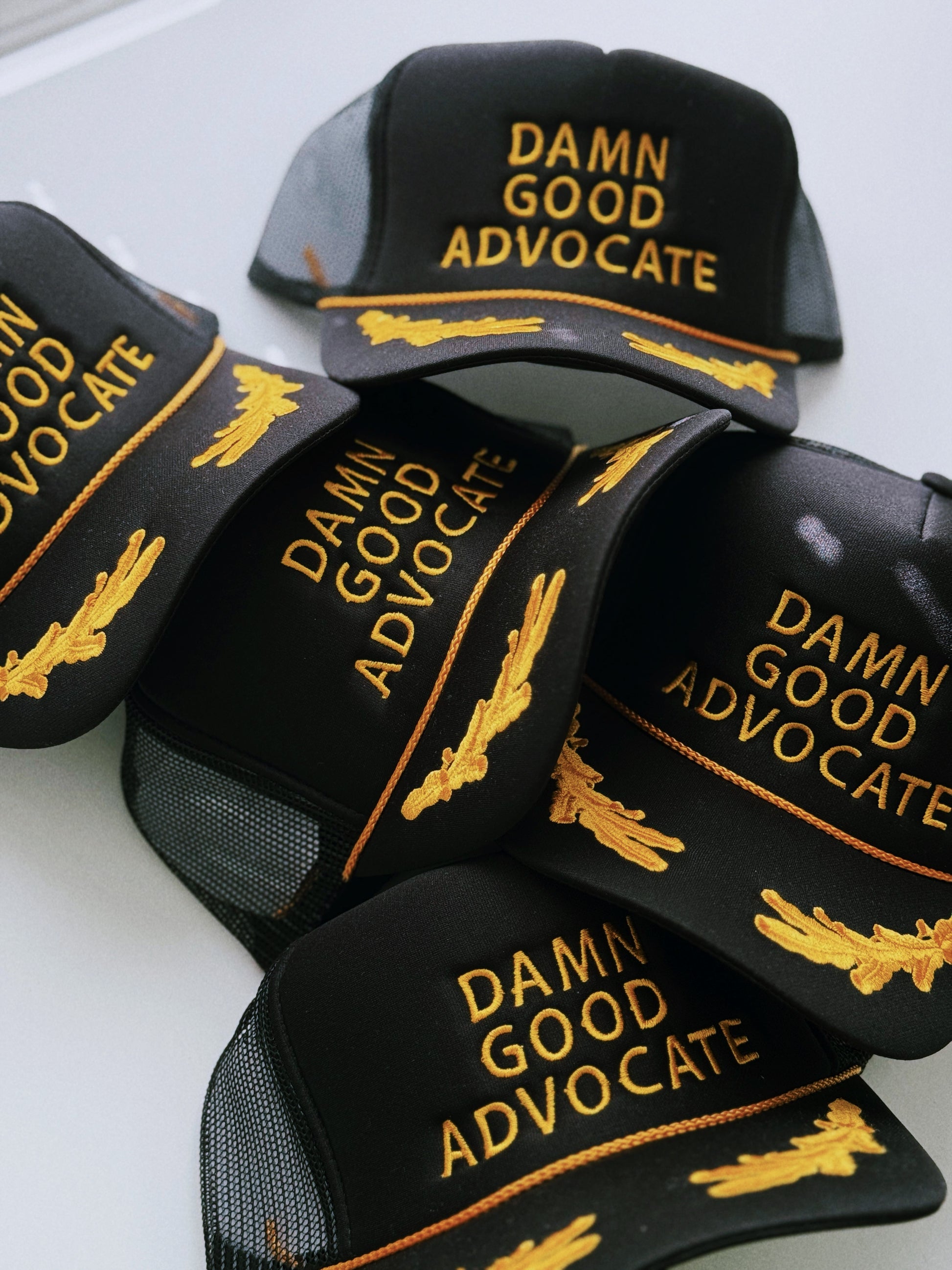 Damn Good Advocate Embroidered Trucker