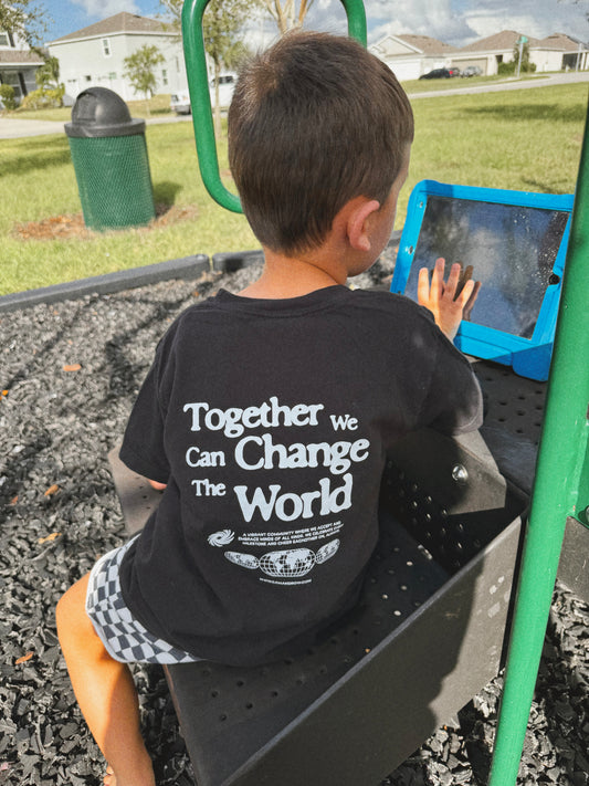 Toddler Together We Can Change The World T-Shirt