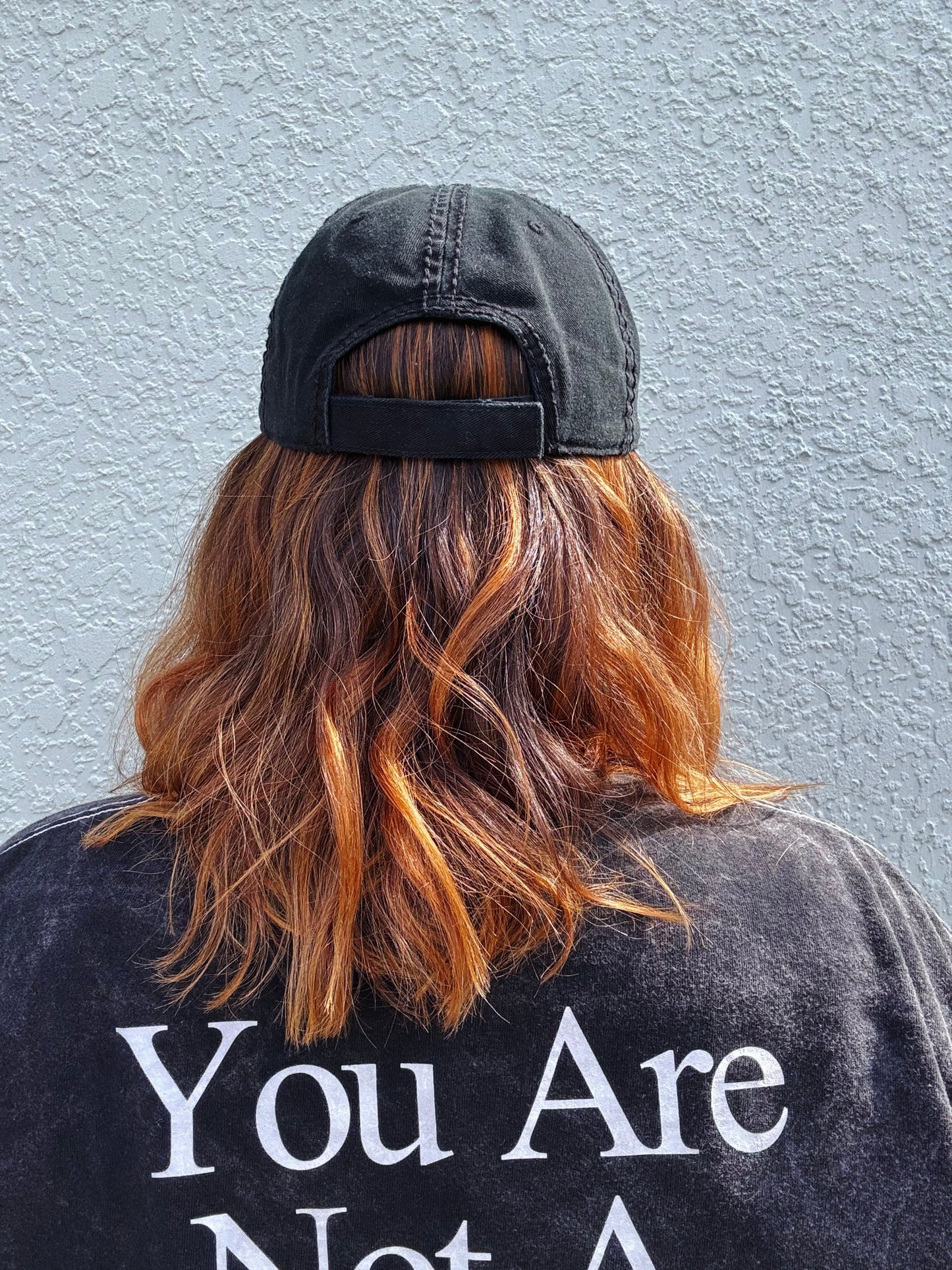 Peace, Love, Neurodiversity Embroidered Distressed Hat