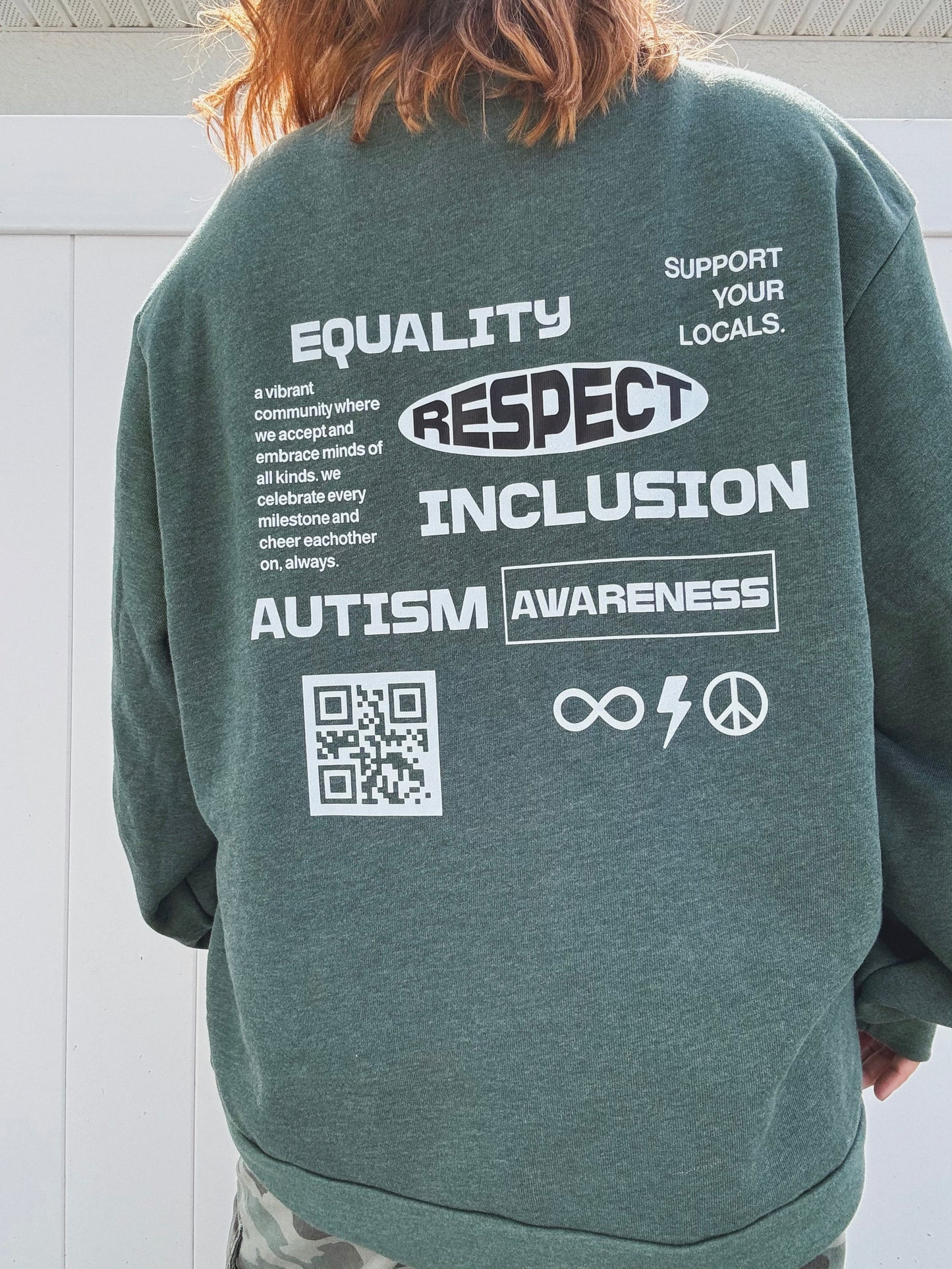 Unisex Equality, Respect, Inclusion Sweatshirt