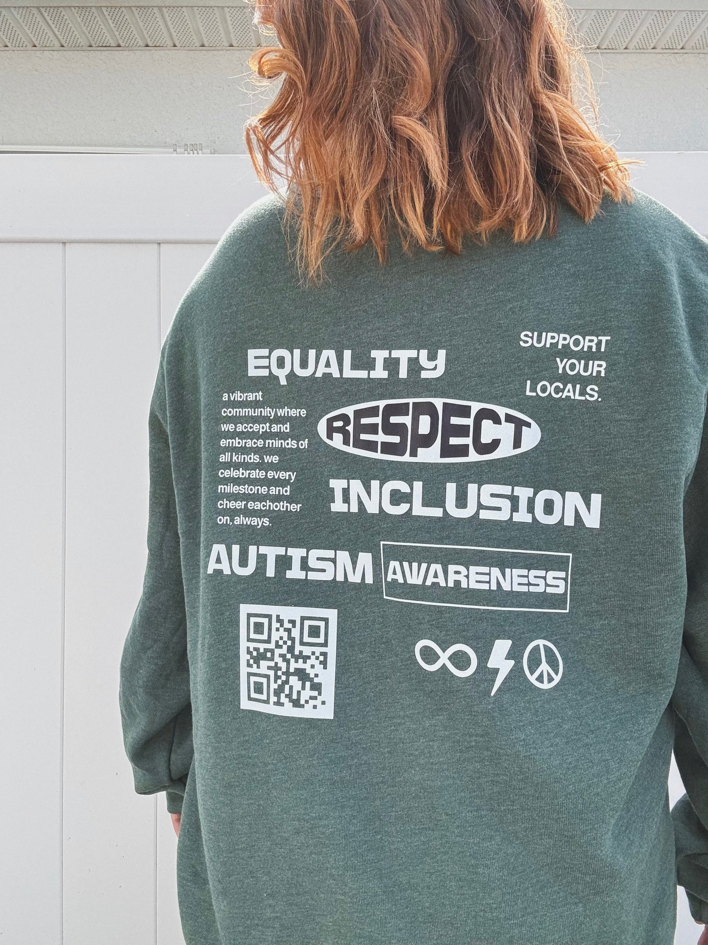 Unisex Equality, Respect, Inclusion Sweatshirt