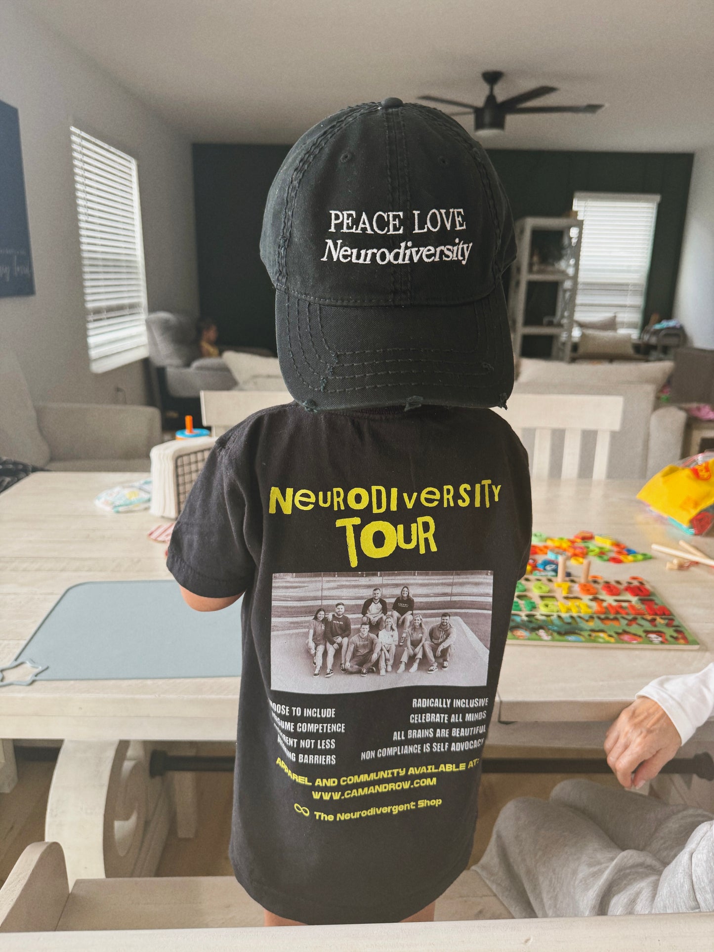 Toddler + Youth Neurodiversity Tour T-Shirt