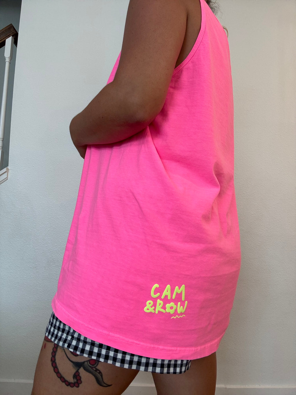 Unisex Advocating & Trying My Best Puff Print Tank